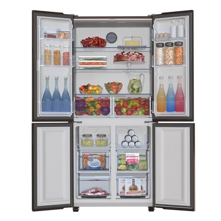 Haier 531 litres French Door Refrigerator, Chocolate Glass HRB-550CG 6 Haier 531 litres French Door Refrigerator, Chocolate Glass HRB-550CG