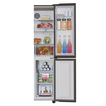 Haier 531 litres French Door Refrigerator, Chocolate Glass HRB-550CG 9 Haier 531 litres French Door Refrigerator, Chocolate Glass HRB-550CG