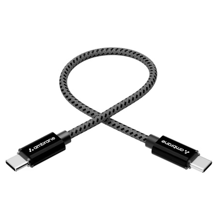Ambrane Unbreakable 3 A Fast Charging Braided Type-C to Type-C Cable