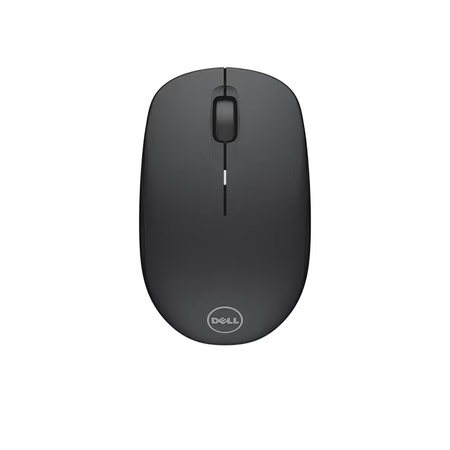 Dell WM126 USB Optical LED 3-Button Wireless Mouse, Black