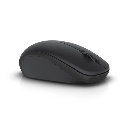Dell WM126 USB Optical LED 3-Button Wireless Mouse, Black