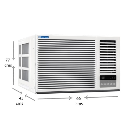 Bluestar 1 Ton 5 Star GBT LV Series 5W12GBTLV Window AC with Auto Restart Memory Function