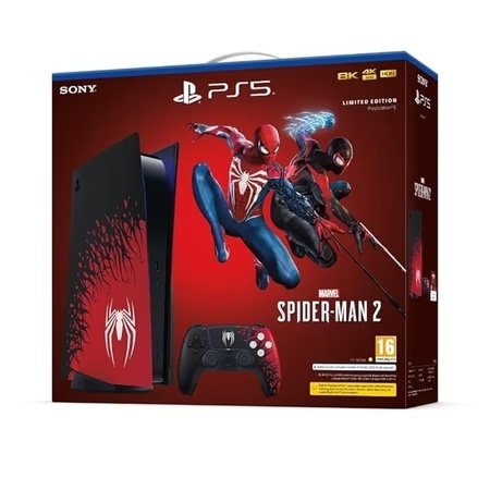 PlayStation 5 Console, Marvel s Spider Man 2 Limited Edition Bundle