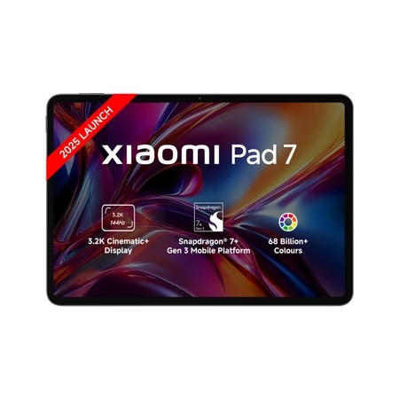 Xiaomi Pad 7 28.44 cm (11.2 inch) WiFi Tablet, 128 GB, 8 GB RAM, Graphite Grey, VHU5252IN 2 Xiaomi Pad 7 28.44 cm (11.2 inch) WiFi Tablet, 128 GB, 8 GB RAM, Graphite Grey, VHU5252IN
