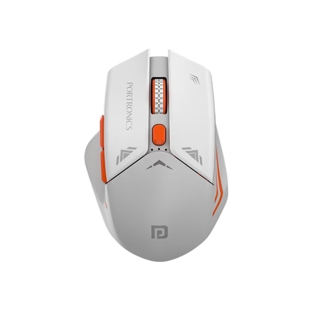 Portronics Vader Pro Wireless Gaming Mouse, Stone Grey