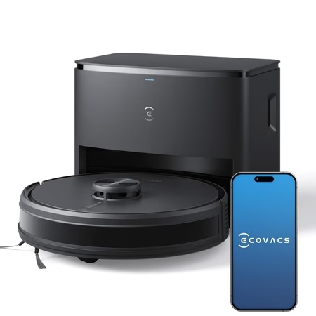 Ecovacs Y1 Pro Plus Robotic Vacuum Cleaner, Black