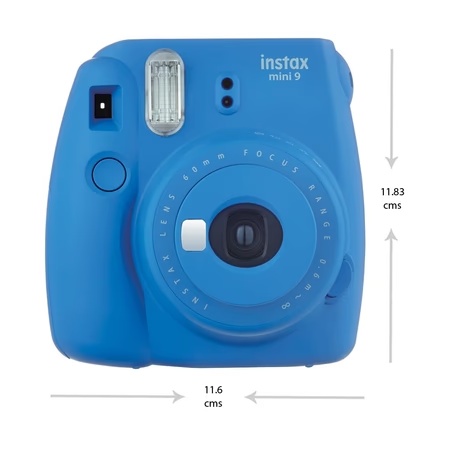 Fujifilm Instax Mini 9 Party box, Cobalt Blue Instant Camera