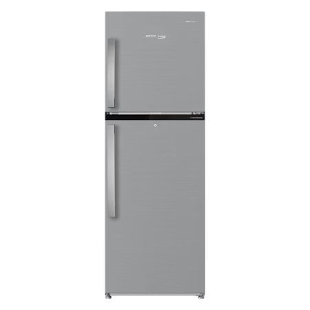 Voltas Beko 251L 2 Star Inverter Frost Free Double Door Refrigerator (RFF2753XIE Brushed Silver, Stabilizer Free Operation, 2 Year Comprehensive Warranty*)