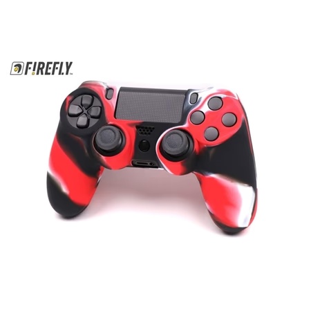 Firefly Silicone Cover for PS4 Controller, Blood Marble