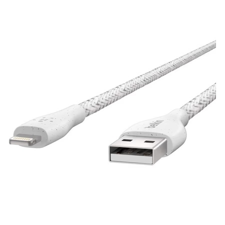 Belkin DuraTek Plus F8J236BT10-WHT Lightning USB Cable