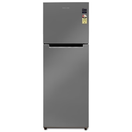 Kelvinator 350 litres 2 Star Double Door Refrigerators, Hairline Silver KRF-A370HSV