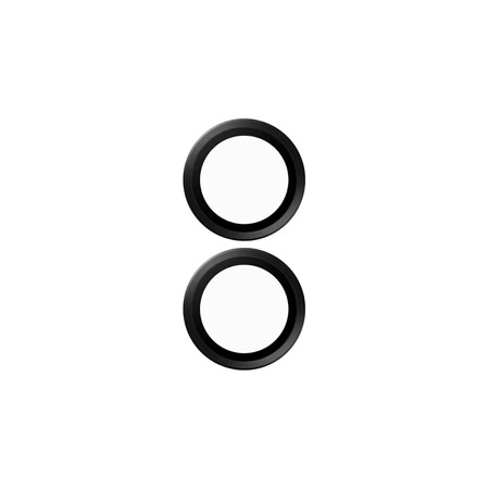 PanzerGlass Mobile Camera Lens Protector Compatible With iPhone 16 and 16 Plus, Black