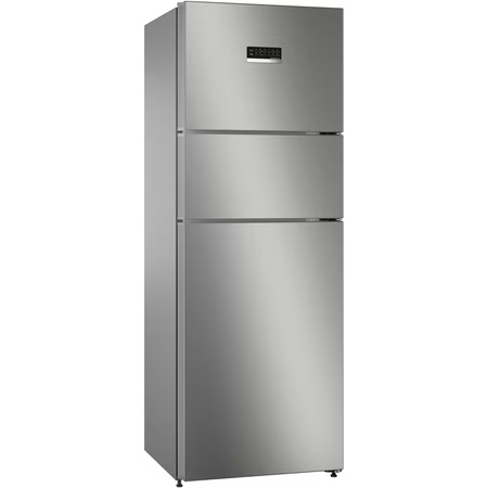 Bosch 216 litres Triple Door Refrigerator, Sparkly Steel CMC36S05NI