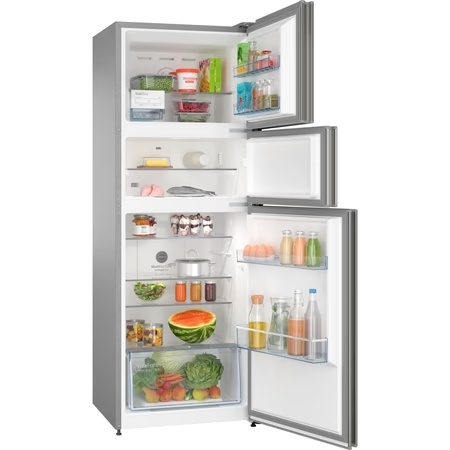 Bosch 216 litres Triple Door Refrigerator, Sparkly Steel CMC36S05NI