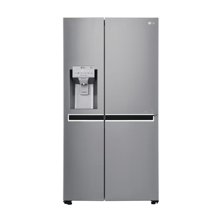 LG 668 L Inverter Frost Free Side by Side Refrigerator(GC-L247CLAV SHINY STEEL, Water & Ice Dispenser, Full Wine Rack, LG ThinQ (Wi-Fi))