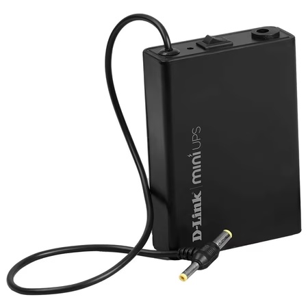 Dlink DPS-FU1211 Portable Mini UPS with Surge Protection, Black