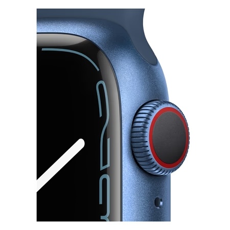 Apple Watch Series 7 Cellular - 41 mm Blue Aluminum Case with Abyss Blue Sport Band