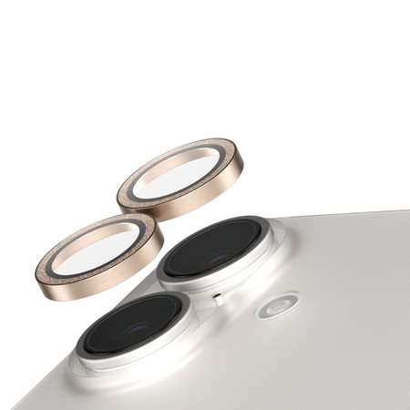 PanzerGlass SAFE Lens Protector Glitter Gold for Apple iPhone 16, SAFE95894