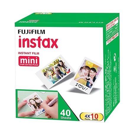 Fujifilm Instax Mini Instant Film for Fuji Instant Cameras, Glossy 4 x 10 Sheets