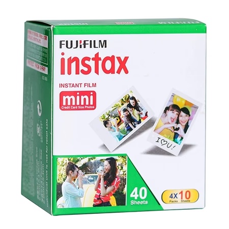 Fujifilm Instax Mini Instant Film for Fuji Instant Cameras, Glossy 4 x 10 Sheets