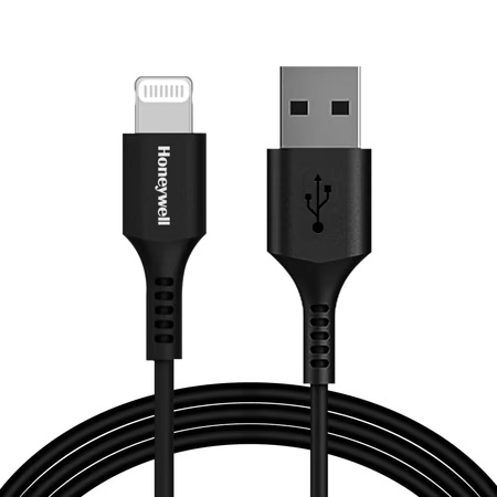 Honeywell 1.8 Meter MFi Certified Apple Lightning Cable, Black