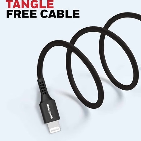 Honeywell 1.8 Meter MFi Certified Apple Lightning Cable, Black 6 Honeywell 1.8 Meter MFi Certified Apple Lightning Cable, Black