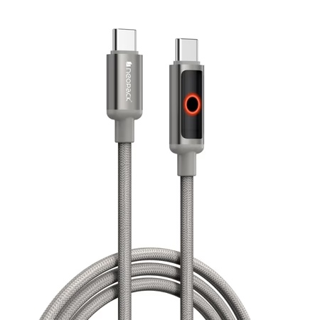 Neopack Smart Type-C to Type-C Power Cable 60 W, Grey