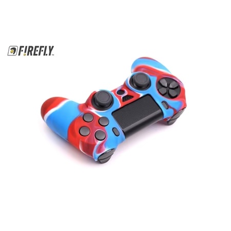 Firefly Silicone Cover for PS4 Controller, Candy Marble 5 Firefly Silicone Cover for PS4 Controller, Candy Marble