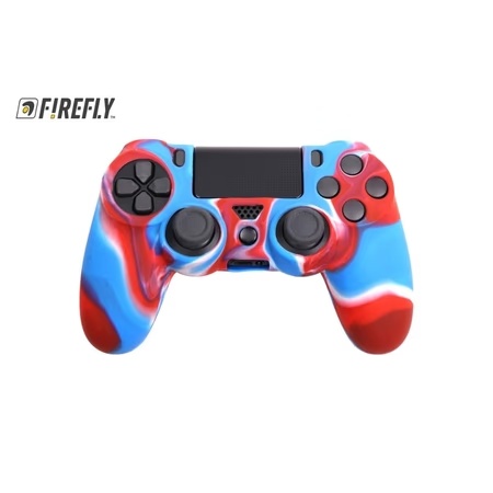 Firefly Silicone Cover for PS4 Controller, Candy Marble 7 Firefly Silicone Cover for PS4 Controller, Candy Marble