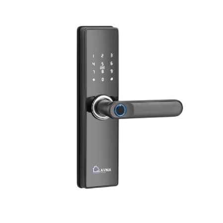 LAVNA LA16 Smart Wi-Fi and Bluetooth Door Lock with 7 Way of Access (2 Bolts Wooden Door Lock)