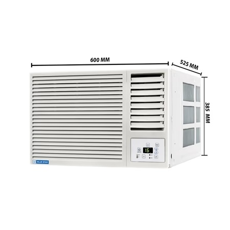 Bluestar 1 Ton 3 Star Window AC, WFA312GL (Copper Condenser, Turbo Mode, Comfort Sleep Mode, Eco Friendly R32 Gas )