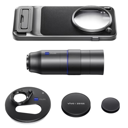 Vivo X300 Pro Extender Lens kit (Including Front & Rear Lens Caps, Lens Adapter Ring), Black