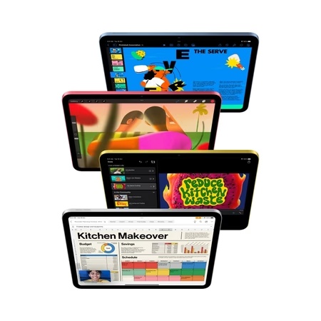 Apple iPad 10th Gen (2022) 27.69 cm (10.9 inch) Wi-Fi + Cellular Tablet, 256 GB, Pink, MQ6W3HN/A, 5G