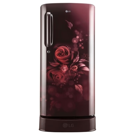 LG 190 Litres 3 Star Single Door Refrigerator, Scarlet Euphoria GL-D201ASED