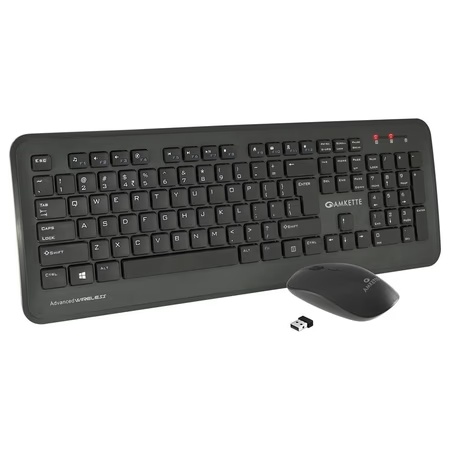 Amkette Wi-Key Plus Wireless Keyboard with Mouse Combo