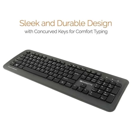 Amkette Wi-Key Plus Wireless Keyboard with Mouse Combo