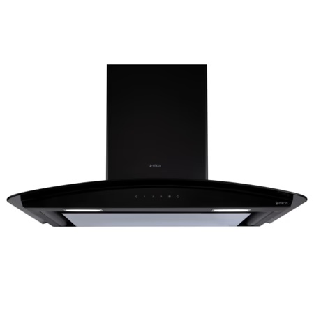 Elica EDS HE LTW BK Nero T4V LED Glace Hood