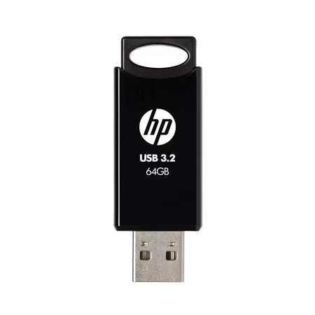 HP 64 GB 712w USB 3.2 Flash Drive Black