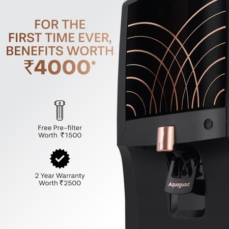 Aquaguard Enhance NXT 2X Life 7 L RO+UV+TA Water Purifier with 3-in-1 Active Copper Technology