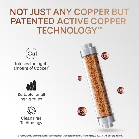 Aquaguard Enhance NXT 2X Life 7 L RO+UV+TA Water Purifier with 3-in-1 Active Copper Technology 8 Aquaguard Enhance NXT 2X Life 7 L RO+UV+TA Water Purifier with 3-in-1 Active Copper Technology