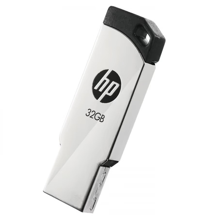 HP 32 GB Metal Body USB 2.0 Flash Drive, v236w