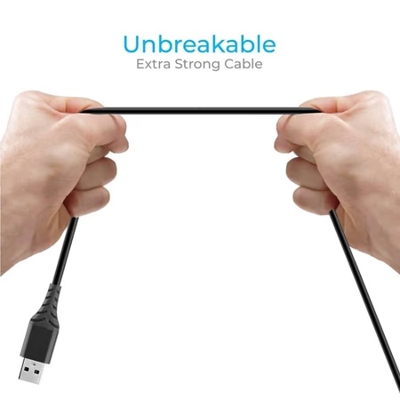 Ambrane ACT-10 Plus USB-C Cable, Black