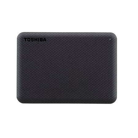 Toshiba 4TB Canvio Advance Portable External Hard Disk Drive (HDD) with Auto-Back and Security Software, Black