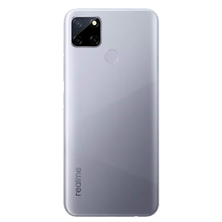(Refurbished) Realme C12 4 GB RAM, 64 GB, Power Silver, Mobile Phone, Gently Use(GU)