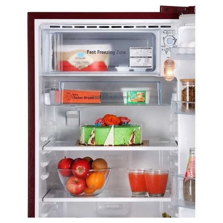 LG 190 Litres 2 Star Single Door Refrigerator, Scarlet Euphoria GL-B199OSEC 3 LG 190 Litres 2 Star Single Door Refrigerator, Scarlet Euphoria GL-B199OSEC