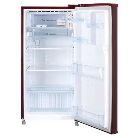 LG 190 Litres 2 Star Single Door Refrigerator, Scarlet Euphoria GL-B199OSEC 4 LG 190 Litres 2 Star Single Door Refrigerator, Scarlet Euphoria GL-B199OSEC