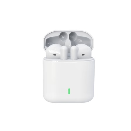 UNIGEN UNIPODS True Wireless Earbuds Bluetooth Headphones 12Hrs Playtime with Immersive Stereo Audio Calling Headset IPX5 Splashproof for iPhone Android Phone Laptop Sports, White