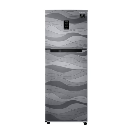 Samsung 314 litres 2 Star Double Door Refrigerator, Inox Wave RT34T4632NV/HL