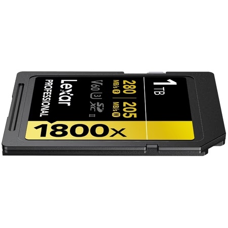 Lexar 1 TB Professional 1800x SDXC UHS-II Gold Series Memory Card 5 Lexar 1 TB Professional 1800x SDXC UHS-II Gold Series Memory Card