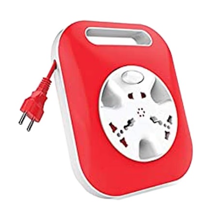GM 3245 Meridian 2 Pin Flex Box 5 meter with Handle, Indicator and International Socket